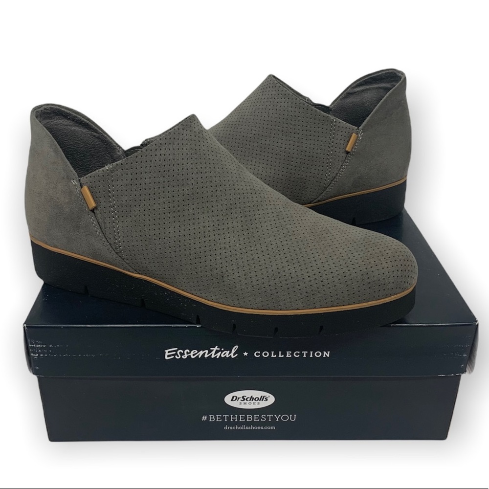 Dr. Scholl's Women's Grey Whoa Loafer Slip On Shoes Size 8 M New in Box